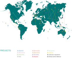 Why and where animals migrate is often poorly understood. Thousands of scientist eagerly wait for Icarus to study the routes of birds, bats, and various marine species.